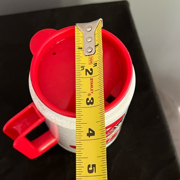 Vintage 95 Kansas City Chiefs KC Football Arrowhead Stadium Travel Mug Cup w Lid - Picture 10 of 10